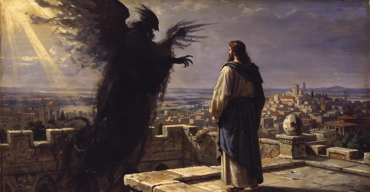 Luke 4:6-9 — Luke, oil painting · TruthPrints