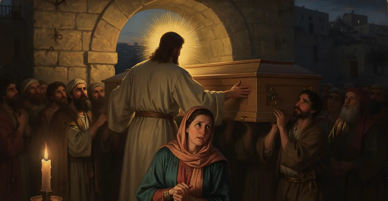 Luke 7:12-15 — Luke, oil painting · TruthPrints