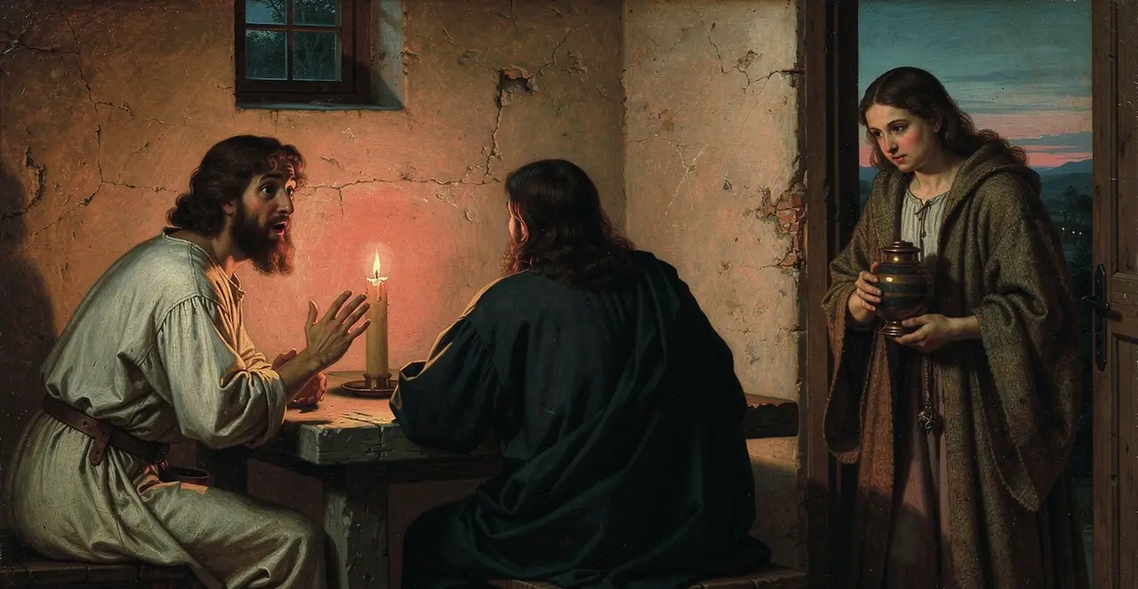 Luke 7:34-37 — Luke, oil painting · TruthPrints