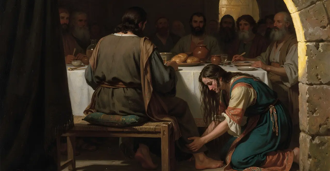 Luke 7:38-41 — Luke, oil painting · TruthPrints