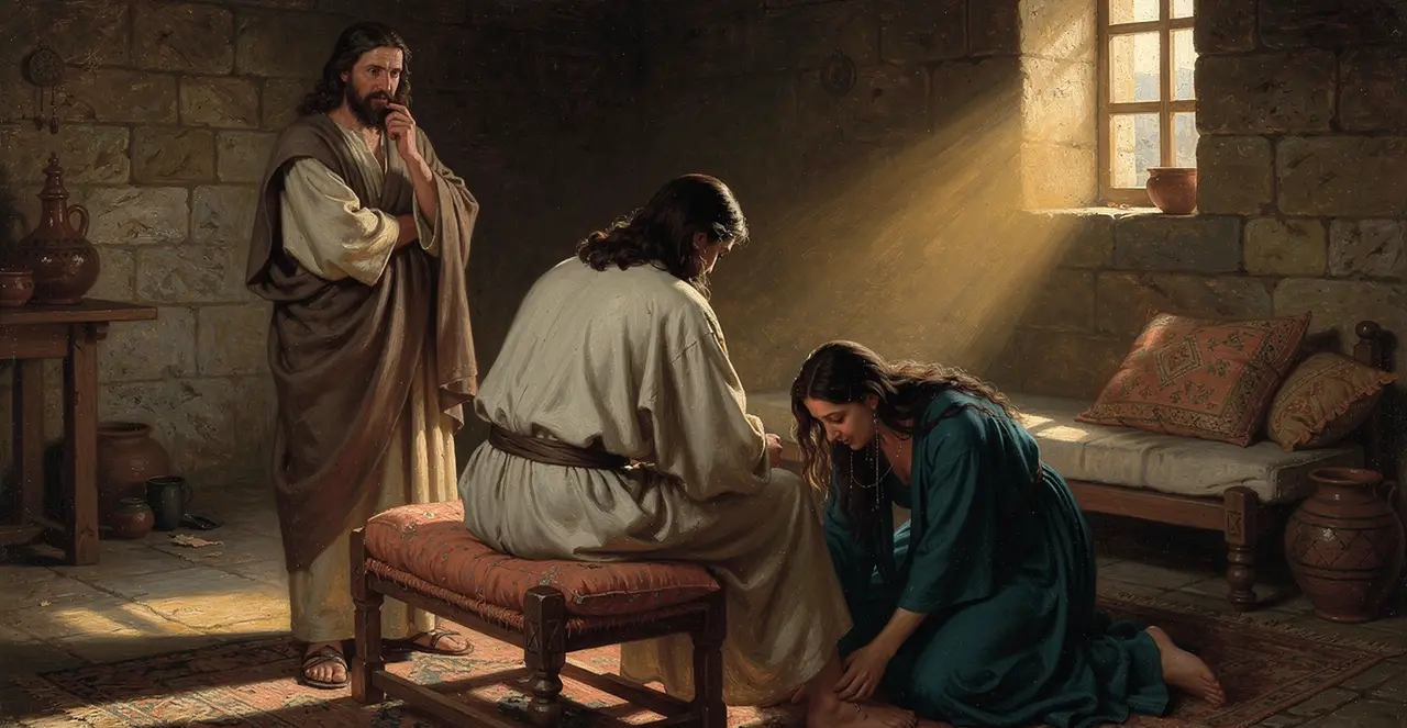 Luke 7:42-45 — Luke, oil painting · TruthPrints