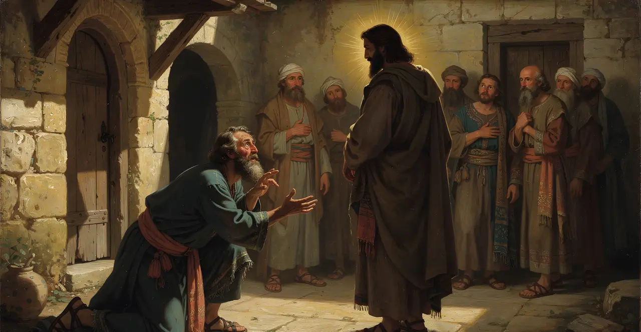 Luke 8:39-42 — Luke, oil painting · TruthPrints
