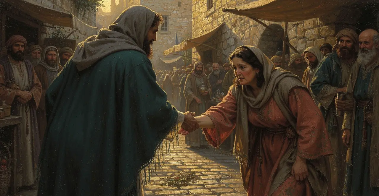 Luke 8:43-46 — Luke, oil painting · TruthPrints