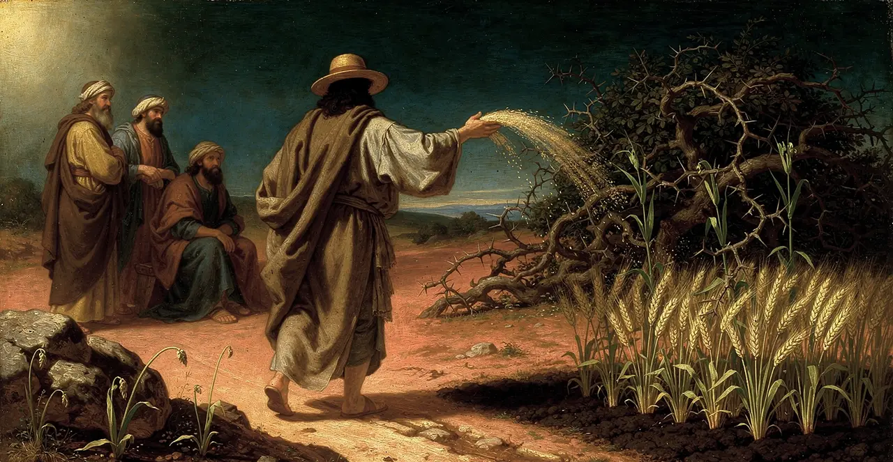 Luke 8:5-9 — Luke, oil painting · TruthPrints