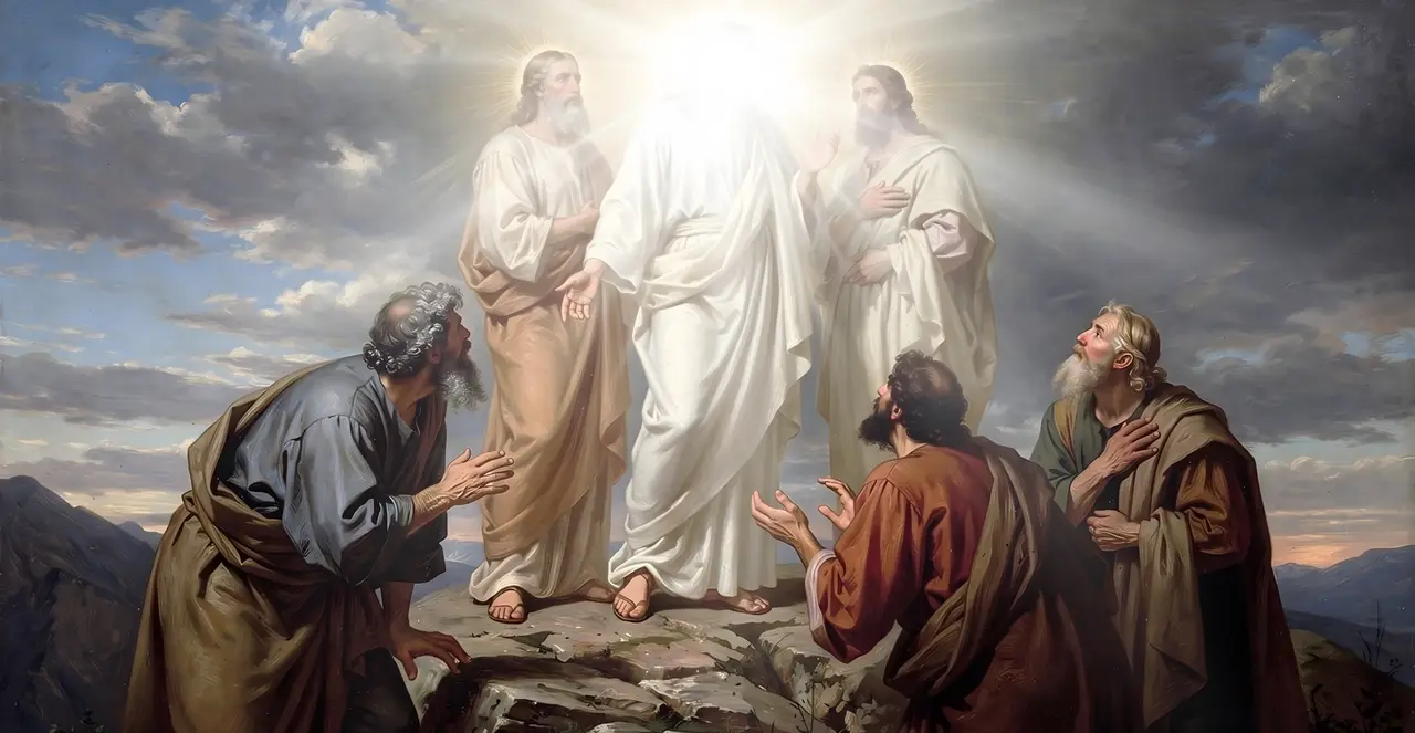 Luke 9:28-32 — Luke, oil painting · TruthPrints