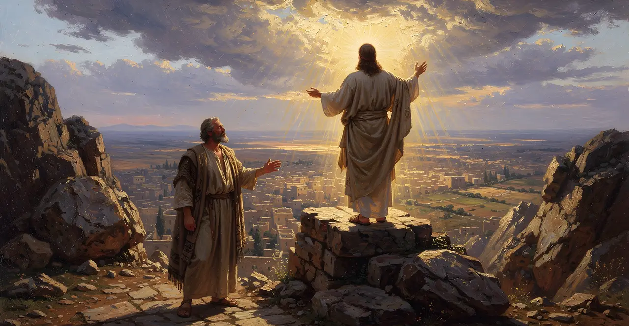 Luke 9:33-36 — Luke, oil painting · TruthPrints