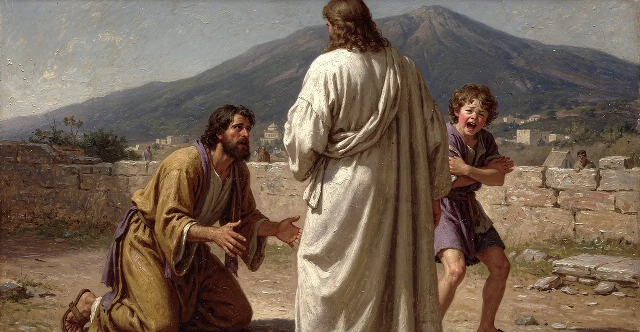 Luke 9:37-41 — Luke, oil painting · TruthPrints