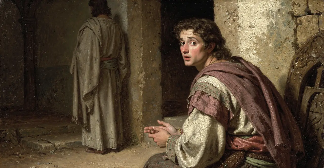 Mark 10:18-21 — Mark, oil painting · TruthPrints