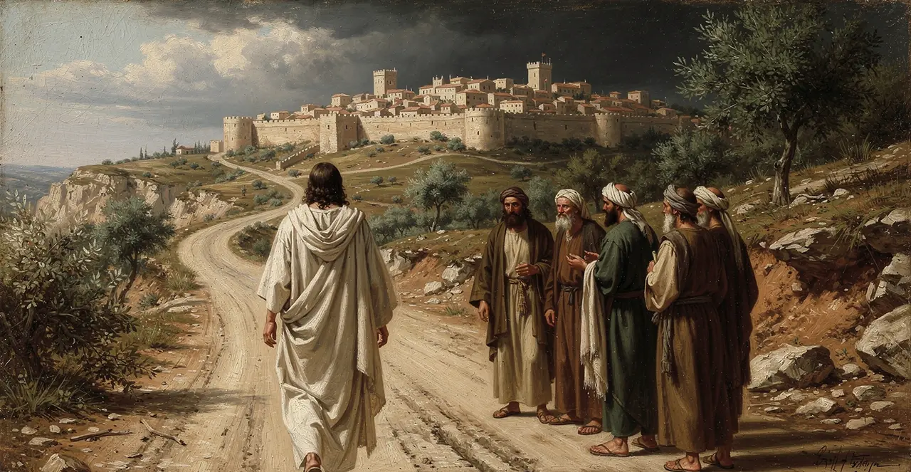 Mark 10:31-33 — Mark, oil painting · TruthPrints