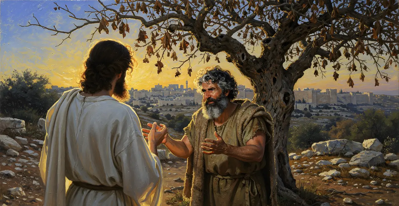 Mark 11:18-22 — Mark, oil painting · TruthPrints