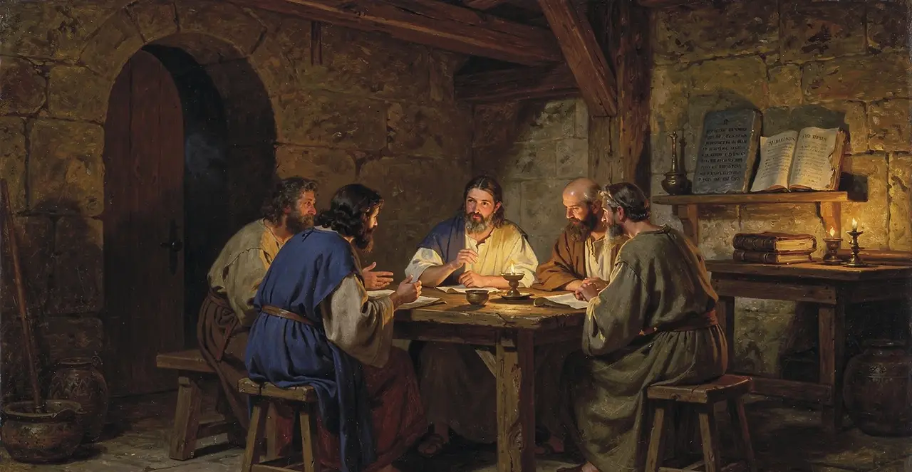 Mark 12:19-23 — Mark, oil painting · TruthPrints