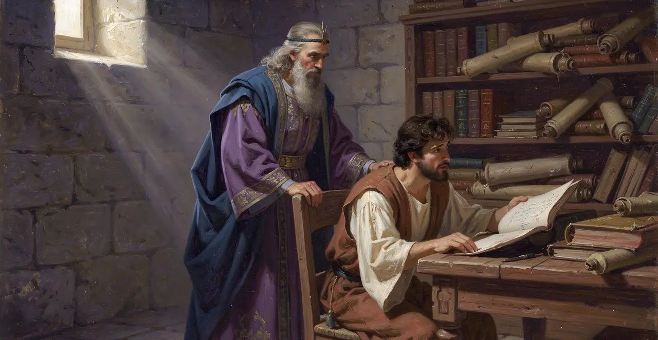 Mark 13:14-18 — Mark, oil painting · TruthPrints