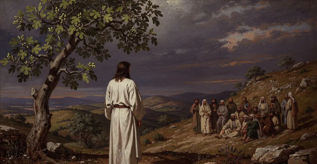 Mark 13:28-32 — Mark, oil painting · TruthPrints