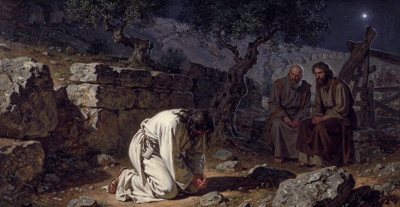 Mark 14:32-36 — Mark, oil painting · TruthPrints