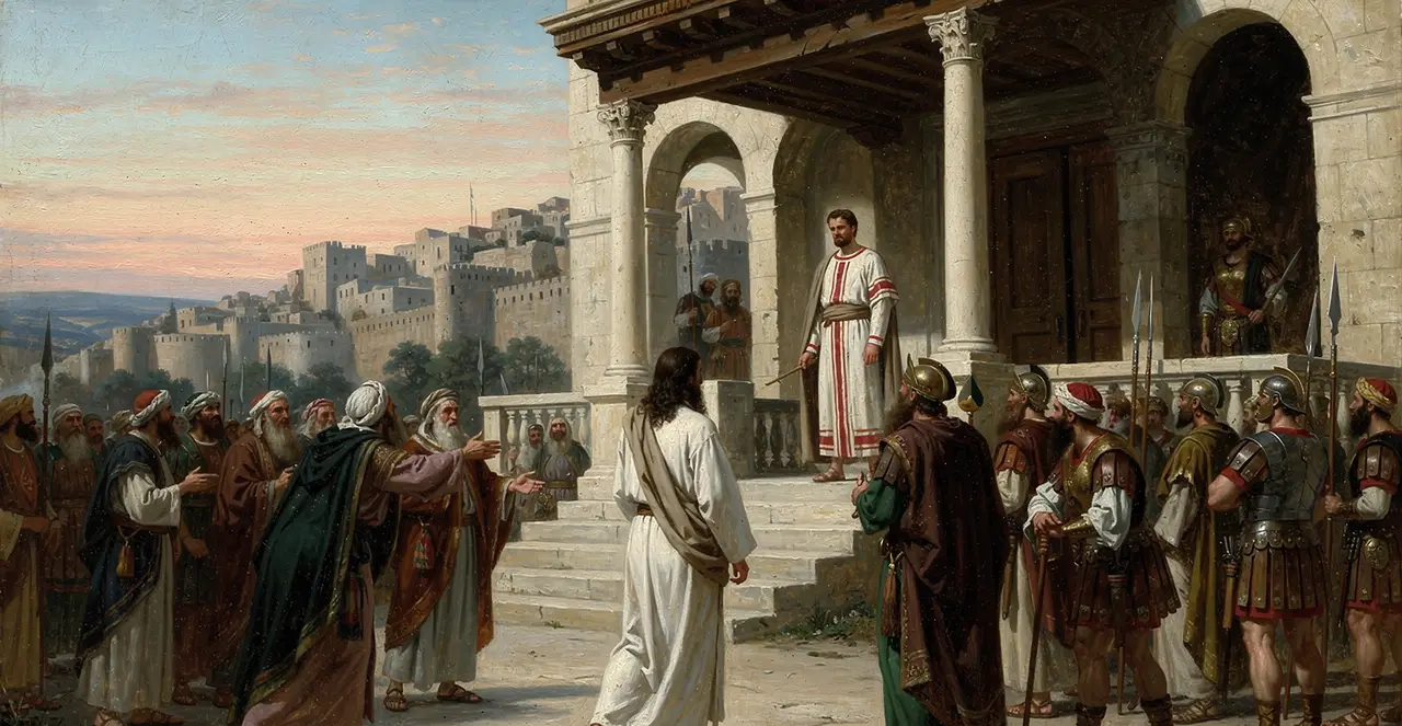 Mark 15:1-6 — Mark, oil painting · TruthPrints