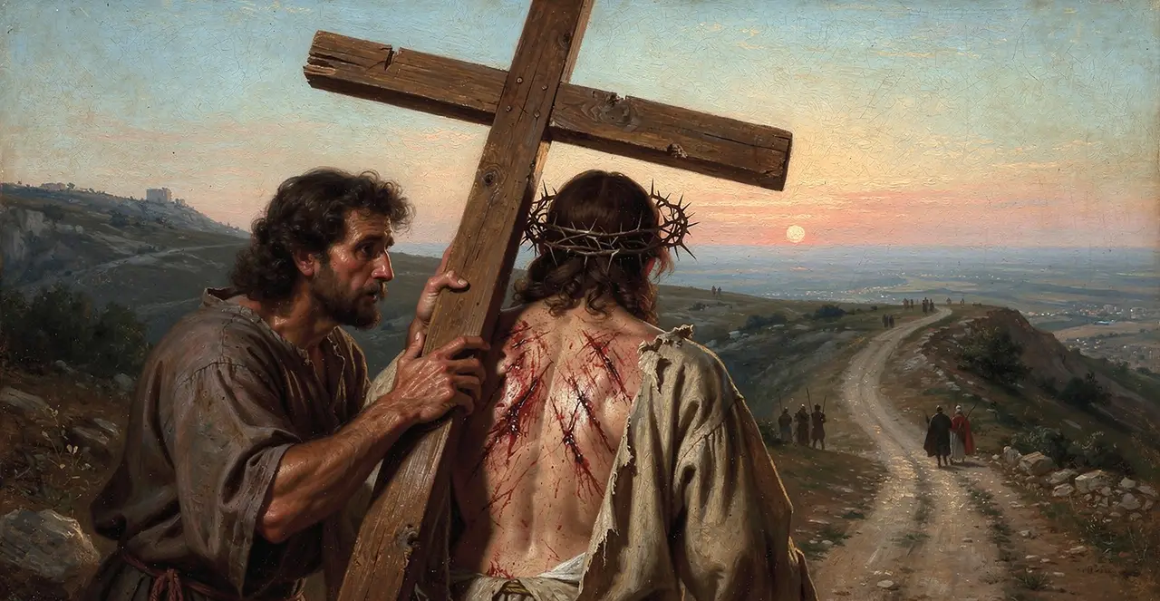 Mark 15:20-25 — Mark, oil painting · TruthPrints