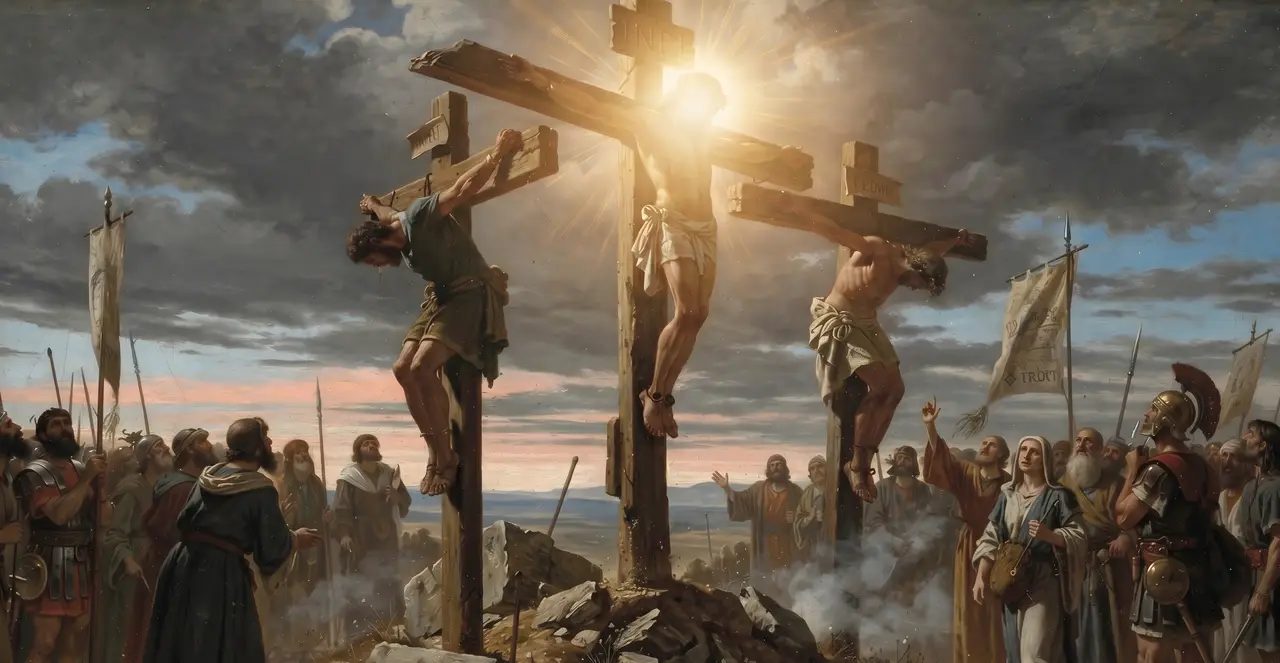 Mark 15:26-31 — Mark, oil painting · TruthPrints
