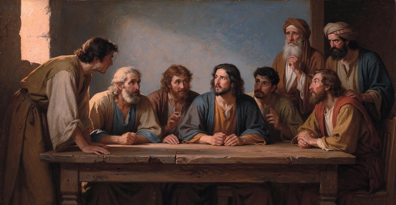 Mark 16:10-14 — Mark, oil painting · TruthPrints
