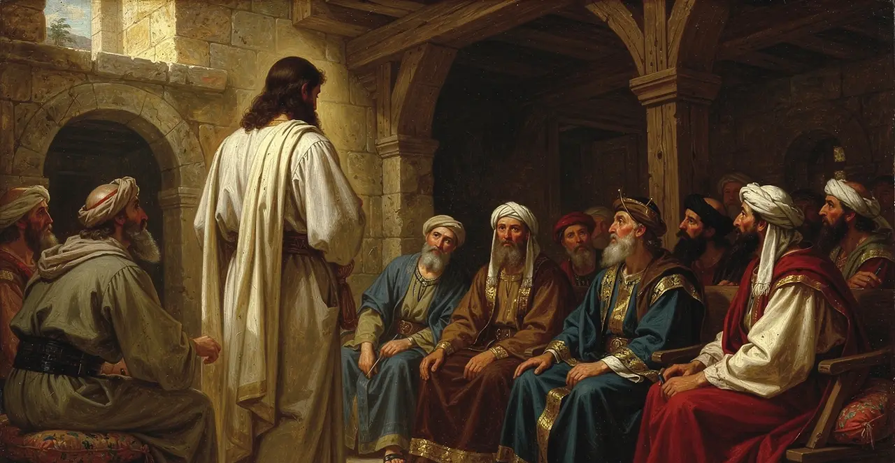 Mark 2:6-11 — Mark, oil painting · TruthPrints