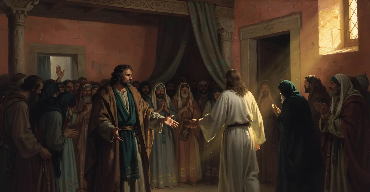 Mark 5:38-41 — Mark, oil painting · TruthPrints