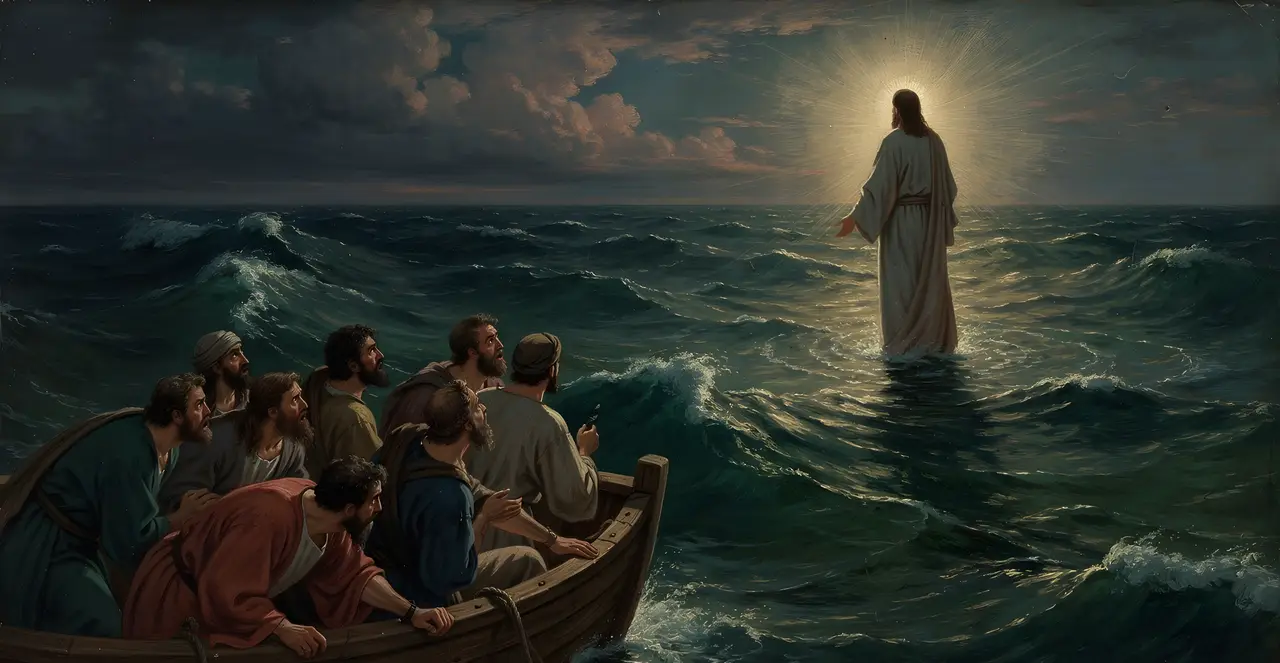 Mark 6:49-54 — Mark, oil painting · TruthPrints