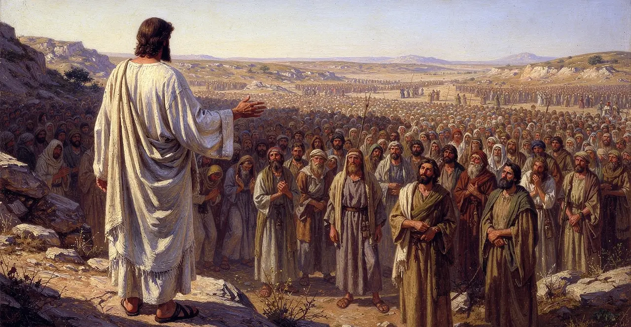 Mark 8:1-5 — Mark, oil painting · TruthPrints