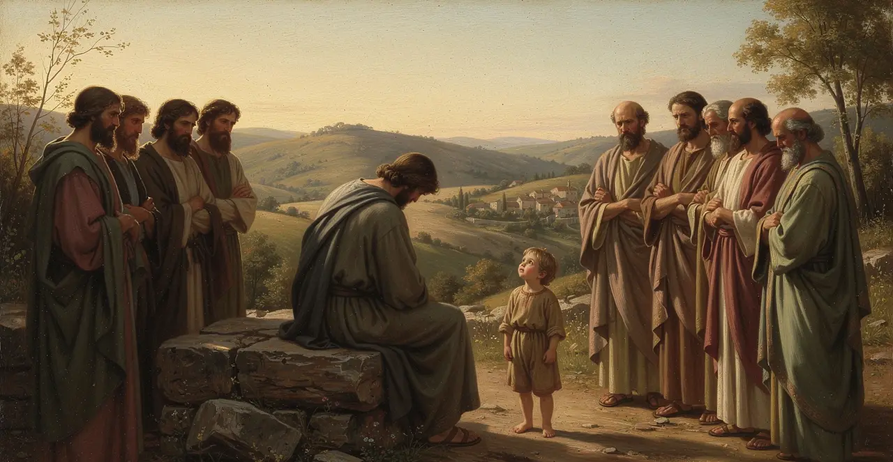 Mark 9:34-37 — Mark, oil painting · TruthPrints