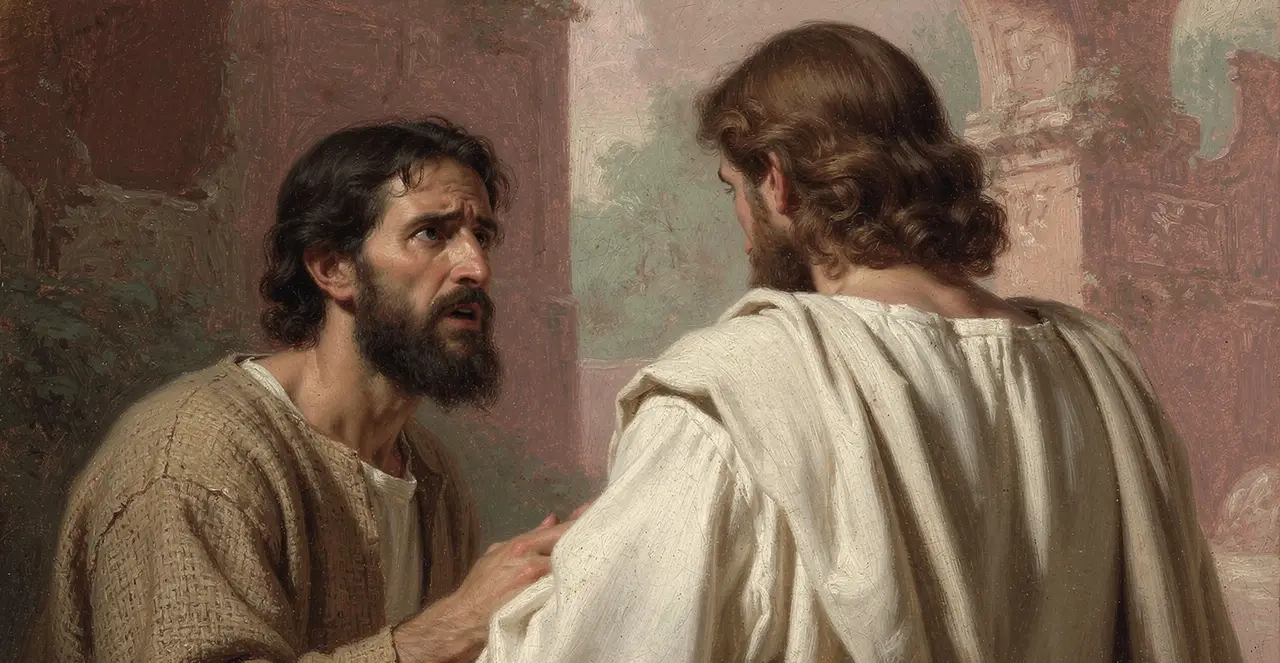 Mark 9:38-41 — Mark, oil painting · TruthPrints