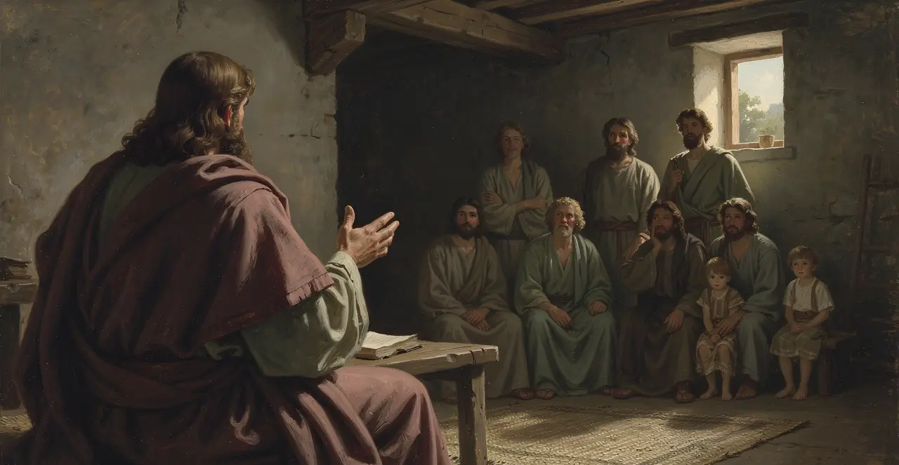 Mark 9:42-44 — Mark, oil painting · TruthPrints