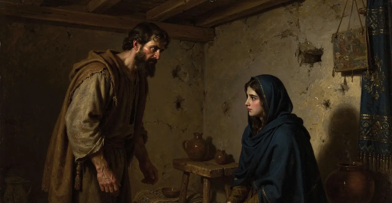 Matthew 1:17-19 — Matthew, oil painting · TruthPrints