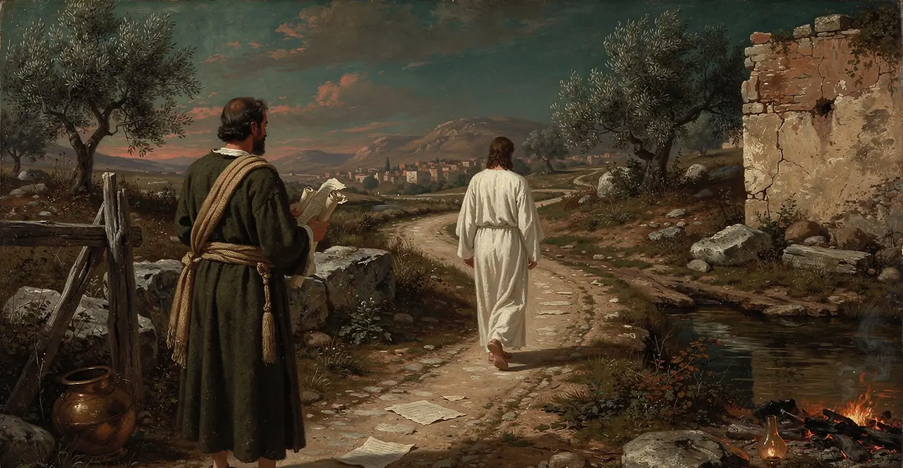 Matthew 10:37-40 — Matthew, oil painting · TruthPrints