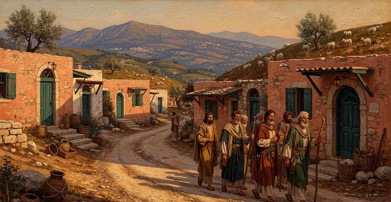 Matthew 10:6-12 — Matthew, oil painting · TruthPrints