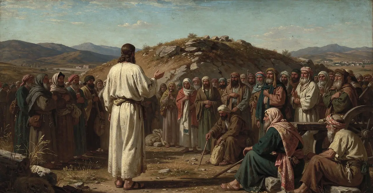 Matthew 11:28-30 — Matthew, oil painting · TruthPrints