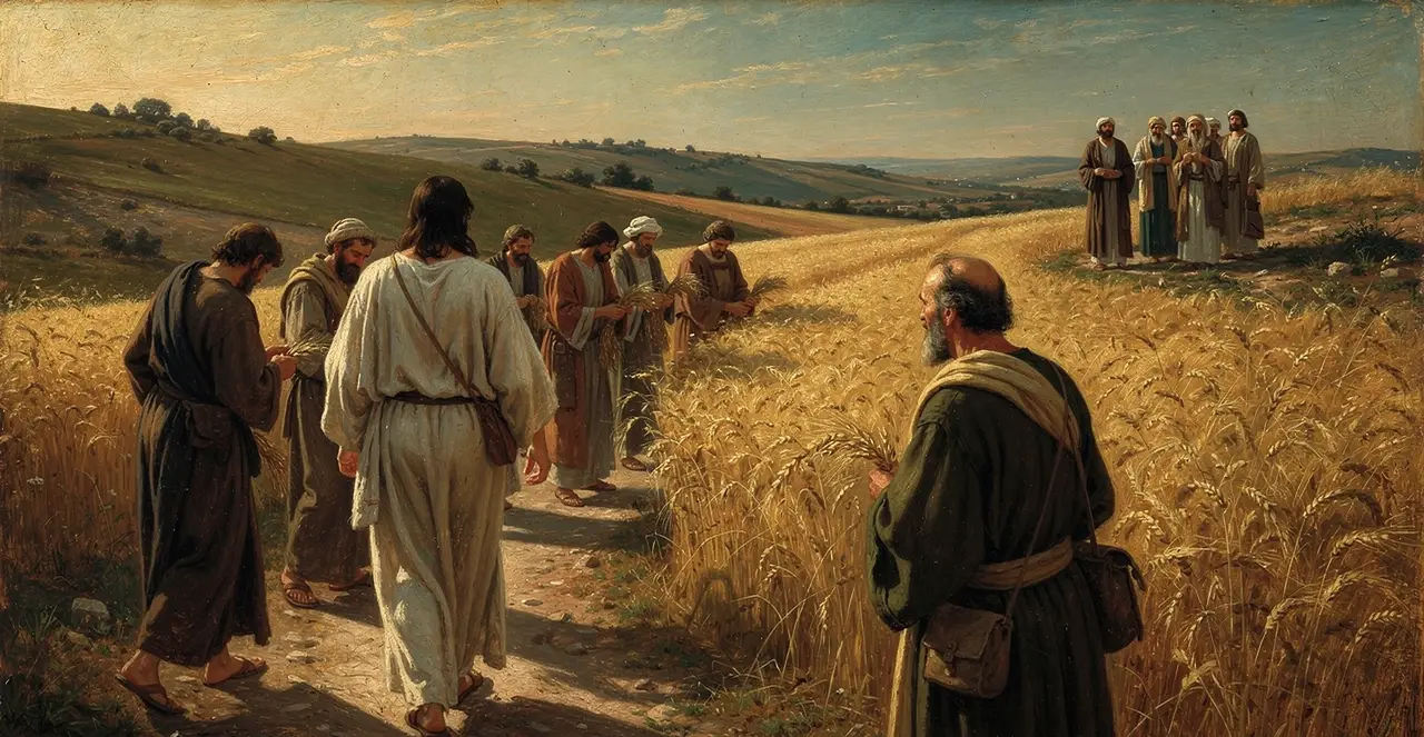 Matthew 12:1-4 — Matthew, oil painting · TruthPrints
