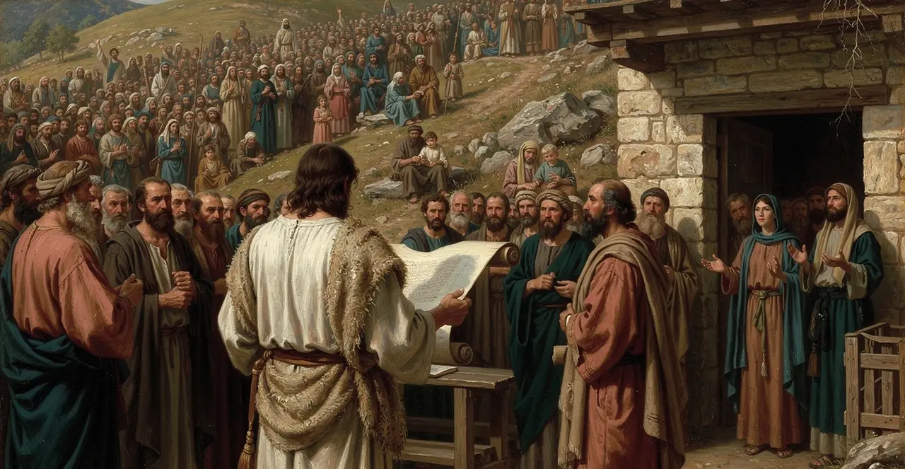 Matthew 12:46-50 — Matthew, oil painting · TruthPrints