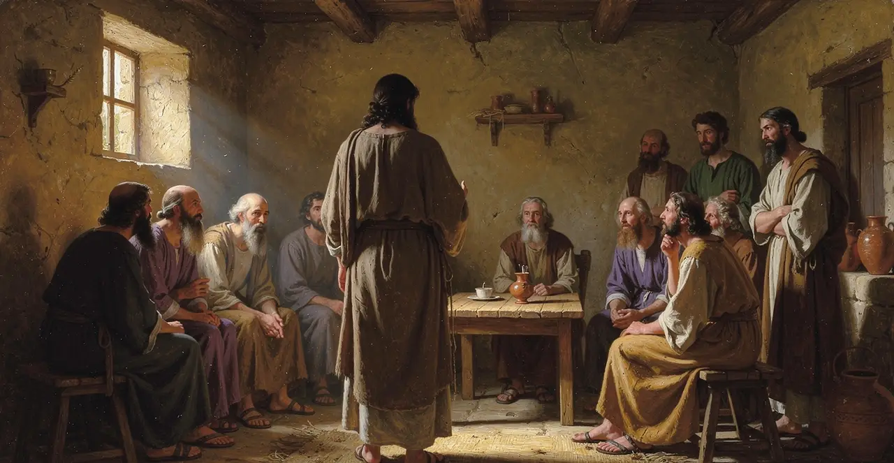 Matthew 13:35-38 — Matthew, oil painting · TruthPrints