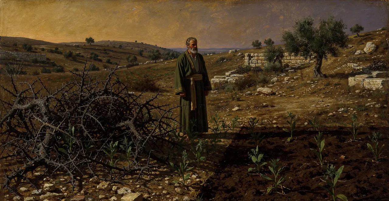 Matthew 13:7-12 — Matthew, oil painting · TruthPrints