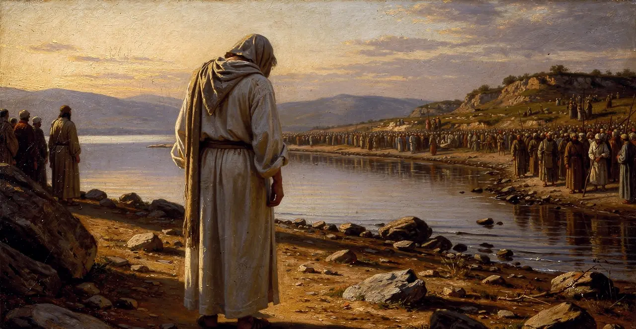 Matthew 14:13-16 — Matthew, oil painting · TruthPrints