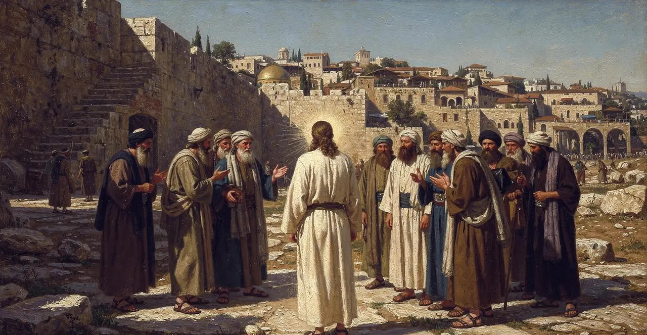 Matthew 15:1-5 — Matthew, oil painting · TruthPrints