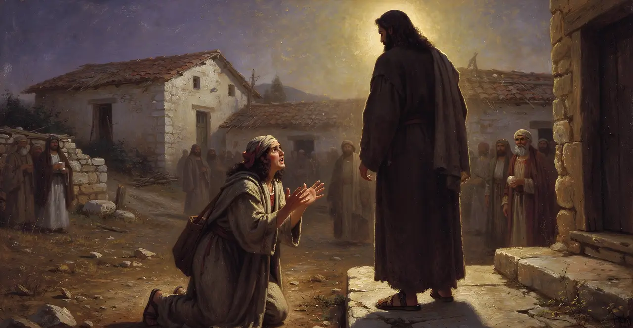 Matthew 15:23-27 — Matthew, oil painting · TruthPrints