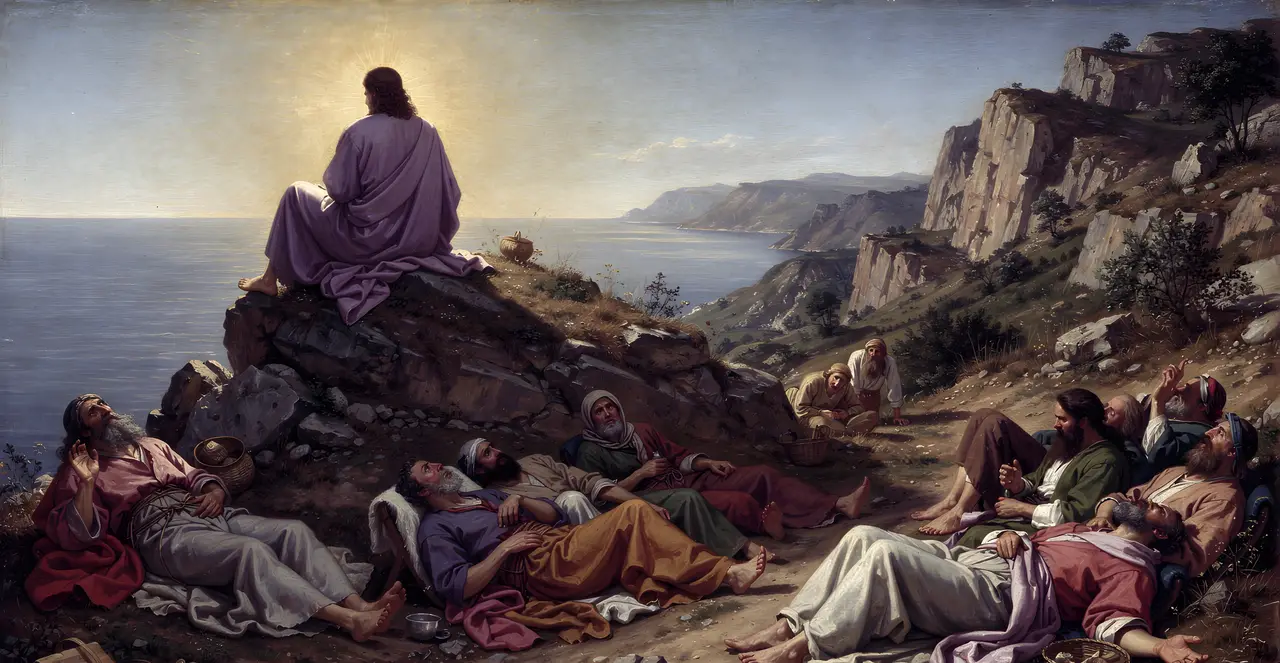Matthew 15:28-31 — Matthew, oil painting · TruthPrints