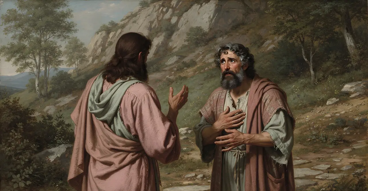Matthew 16:23-26 — Matthew, oil painting · TruthPrints