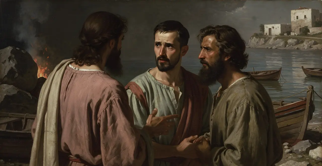 Matthew 16:5-10 — Matthew, oil painting · TruthPrints
