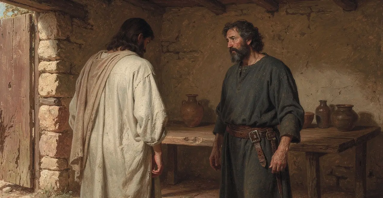 Matthew 17:24-26 — Matthew, oil painting · TruthPrints