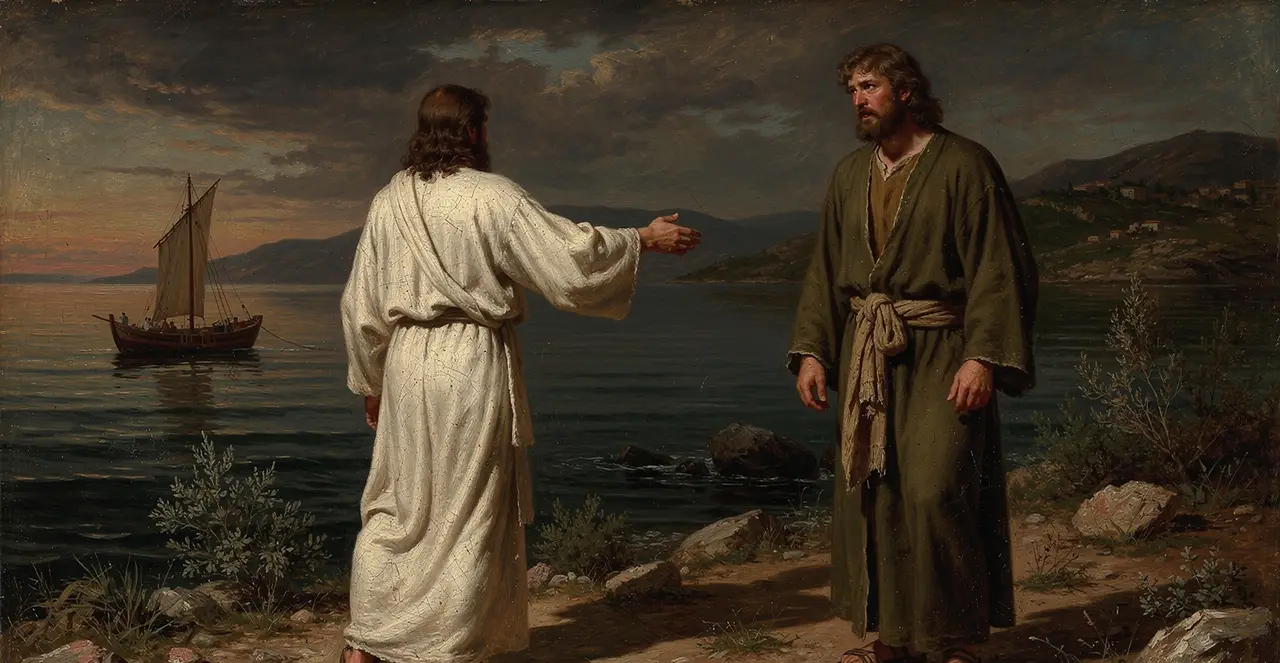 Matthew 17:27 — Matthew, oil painting · TruthPrints