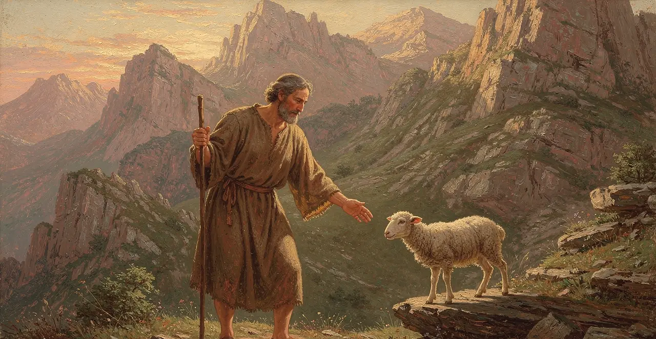 Matthew 18:10-13 — Matthew, oil painting · TruthPrints