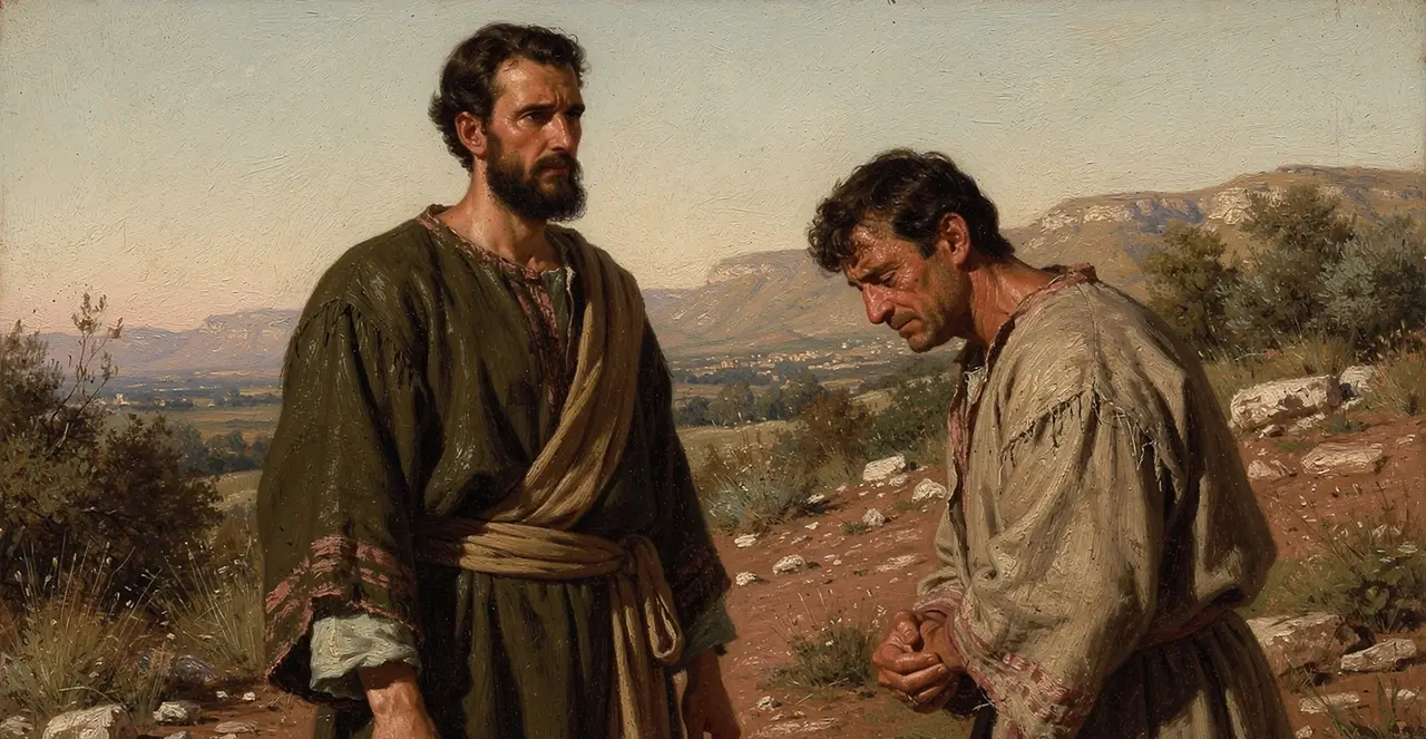 Matthew 18:14-17 — Matthew, oil painting · TruthPrints