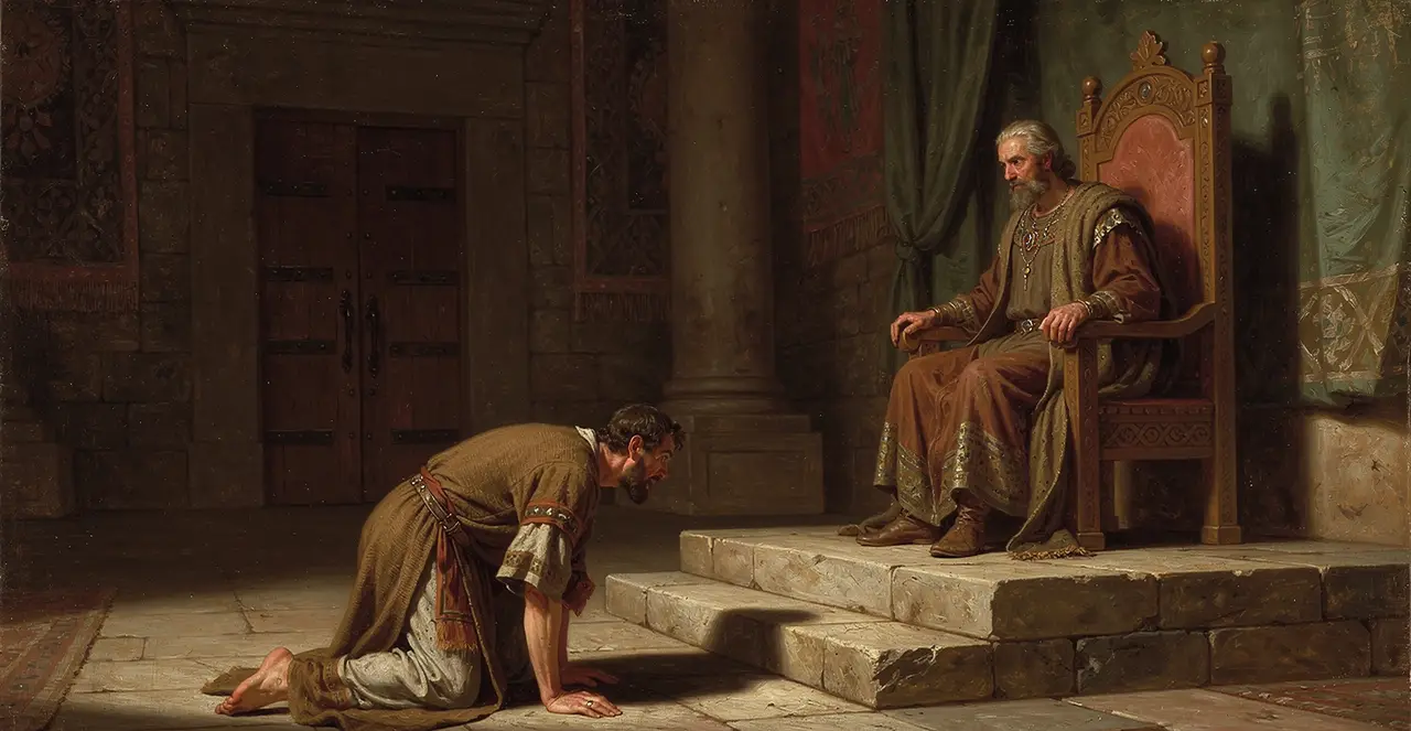 Matthew 18:22-26 — Matthew, oil painting · TruthPrints