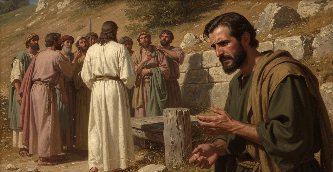 Matthew 19:10-12 — Matthew, oil painting · TruthPrints