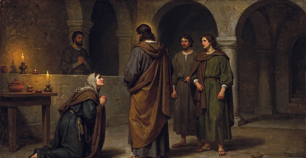 Matthew 20:19-21 — Matthew, oil painting · TruthPrints